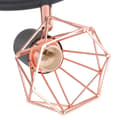 Miniatyrbillede 3 af 5: vidaXL loftslampe med 3 spotlys E14 sort og kobberfarvet