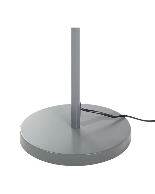 Lattiavalaisin harmaa 24 x 164 x 24 cm metallijalka polyesteri varjostin max 40W
