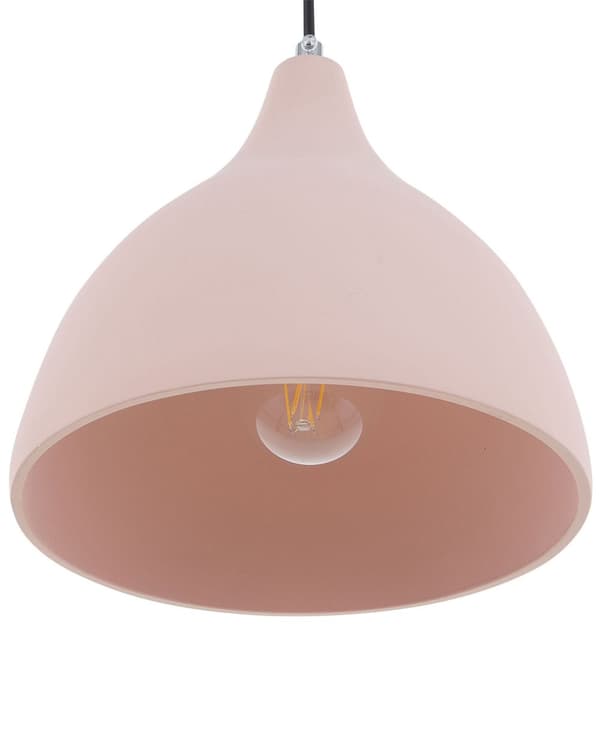 Riippuvalaisin vaaleanpunainen 23 x 122 x 23 cm kipsi PVC kellomainen moderni max 40W
