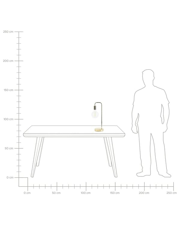 Pöytävalaisin kultainen 15 x 48 x 15 cm metalli pyöreä kaareva glamour moderni max 40W