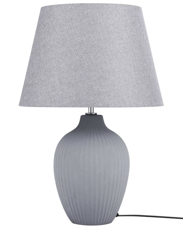 Pöytävalaisin harmaa 33 x 52 x 33 cm keraaminen polypuuvilla kartio max 60W