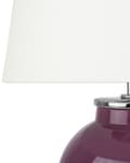Pikkukuva 6 / 11: Pöytävalaisin purppura 33 x 56 x 33 cm keraaminen polypuuvilla rumpumainen max 60W