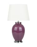 Pikkukuva 1 / 11: Pöytävalaisin purppura 33 x 56 x 33 cm keraaminen polypuuvilla rumpumainen max 60W