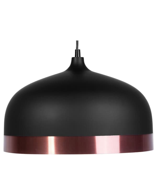 Riippuvalaisin musta 33 x 131 x 33 cm alumiini PVC pyöreä messinki reuna max 40W