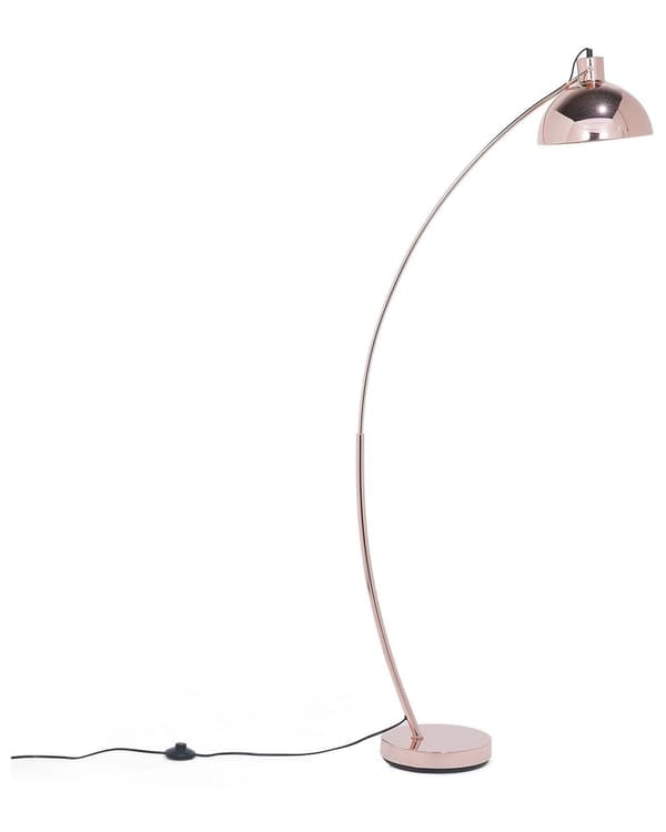 Lattiavalaisin kupari 25 x 155 x 25 cm metalli kaareva kellomainen moderni max 60W