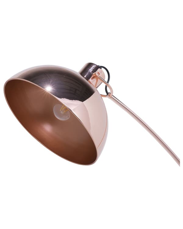 Lattiavalaisin kupari 25 x 155 x 25 cm metalli kaareva kellomainen moderni max 60W