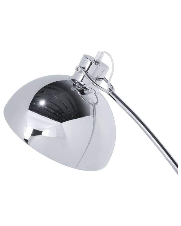 Lattiavalaisin hopea 25 x 155 x 25 cm metalli kaareva kellomainen moderni max 60W