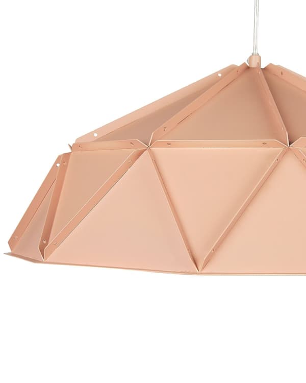 Riippuvalaisin persikanpunainen 45 x 120 x 45 cm metalli PVC kartio teollinen moderni max 40W