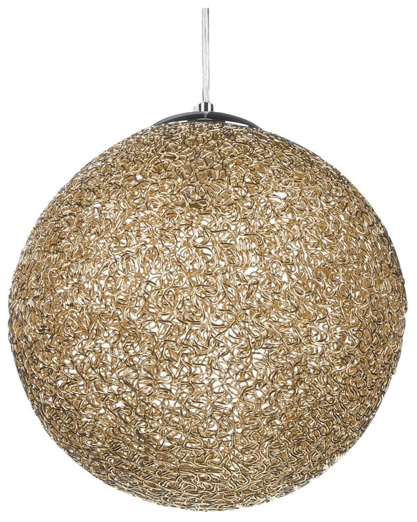 Riippuvalaisin kultainen 28 x 126 x 28 cm alumiini PVC pyöreä glamour moderni max 40W