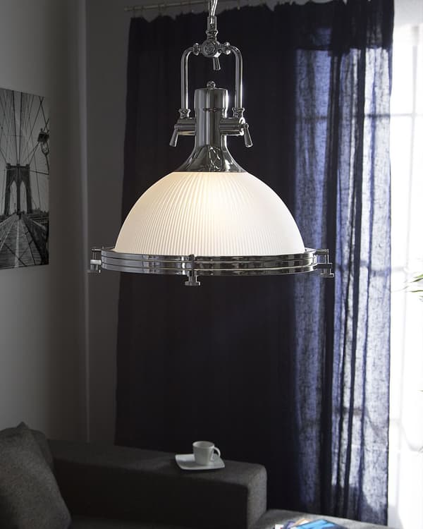 Riippuvalaisin valkoinen 38 x 94 x 38 lasi PVC metalli pyöreä moderni teollinen max 40W