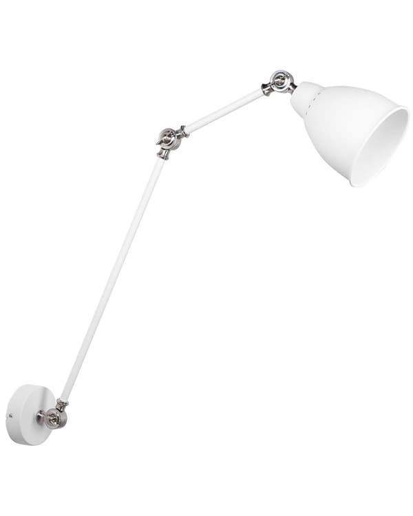 Seinävalaisin valkoinen 14 x 85 x 14 cm metalli kellomainen säädettävä max 40W