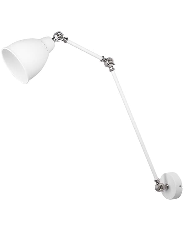 Seinävalaisin valkoinen 14 x 85 x 14 cm metalli kellomainen säädettävä max 40W