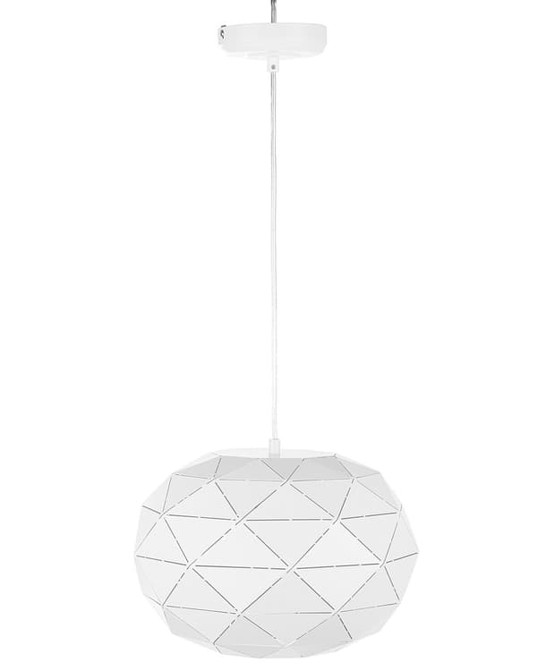 Riippuvalaisin valkoinen 30 x 120 x 30 cm metalli pyöreä minimalistinen skandinaavinen max 40W