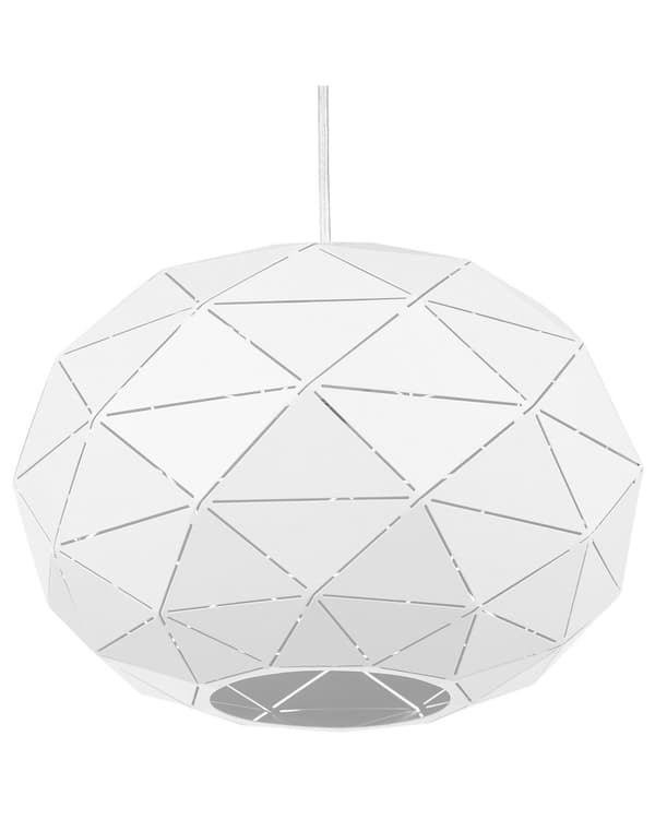 Riippuvalaisin valkoinen 30 x 120 x 30 cm metalli pyöreä minimalistinen skandinaavinen max 40W