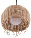 Pikkukuva 6 / 10: Riippuvalaisin luonnollinen 27 x 150 x 27 cm rottinki muovi pyöreä boho max 60W