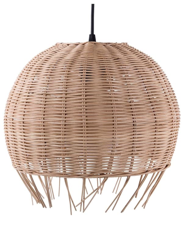 Riippuvalaisin luonnollinen 27 x 150 x 27 cm rottinki muovi pyöreä boho max 60W