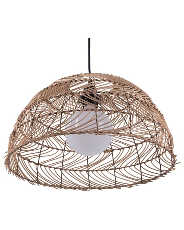 Riippuvalaisin luonnollinen 40 x 150 x 40 cm rottinki muovi pyöreä boho max 40W