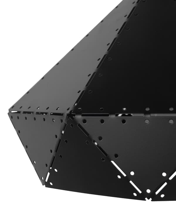 Riippuvalaisin musta 26 x 112 x 26 cm metalli vaalea tammipuu kartio moderni max 40W
