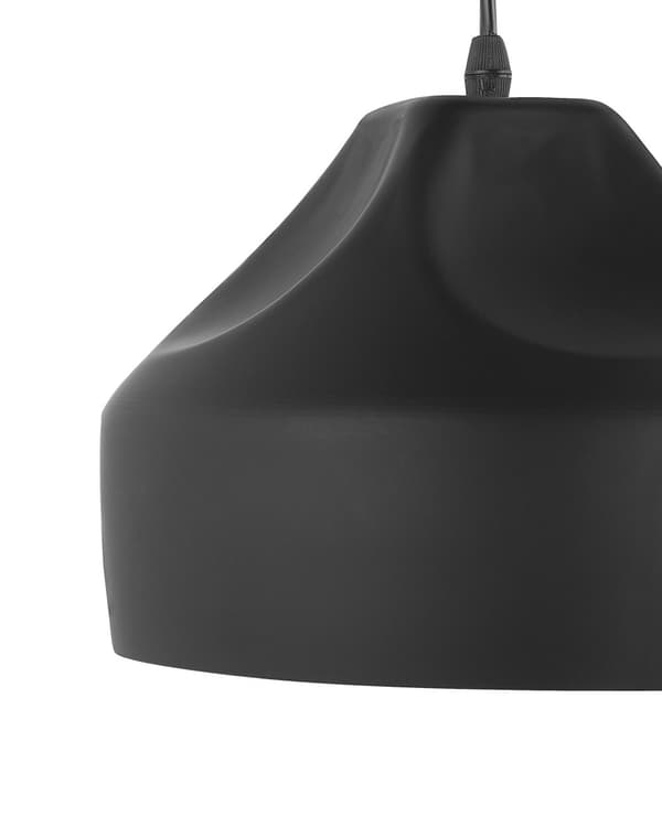 Riippuvalaisin musta 22 x 118 x 22 cm metalli PVC kellomainen moderni max 40W