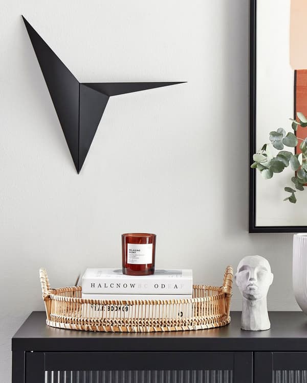 Modern Svart Metall Vägglampa