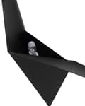 Miniatyrbild 9 av 10: Modern Svart Metall Vägglampa