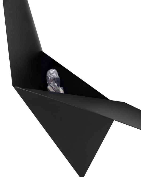 Modern Svart Metall Vägglampa