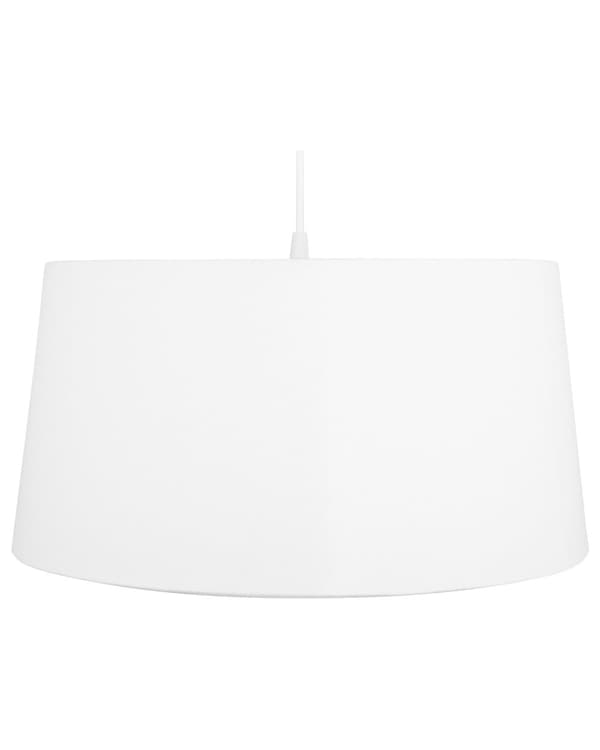 Pendel Hvid og Kobber Stof Klokke Form Moderne Stil