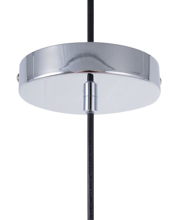 Pendel Lampe Hvid Glas Sølv 139 x 30 cm Rund Globus Snebold Moderne Klassisk Stil Stue Soveværelse Køkken Indretning Tilbehør Minimalistisk