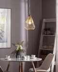 Miniatyrbillede 5 af 10: Hængende Loftlampe Vedhængslampe Geometrisk Skærm Metal Industrielt Design