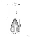 Miniatyrbillede 3 af 10: Hængende Loftlampe Vedhængslampe Geometrisk Skærm Metal Industrielt Design