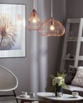 Miniatyrbillede 5 af 10: Hængende Loftlampe Vedhængslampe Geometrisk Skærm Metal Industrielt Design