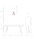 Miniatyrbillede 10 af 10: Hængende Loftlampe Vedhængslampe Geometrisk Skærm Metal Industrielt Design