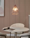 Miniatyrbillede 2 af 10: Hængende Loftlampe Vedhængslampe Geometrisk Skærm Metal Industrielt Design