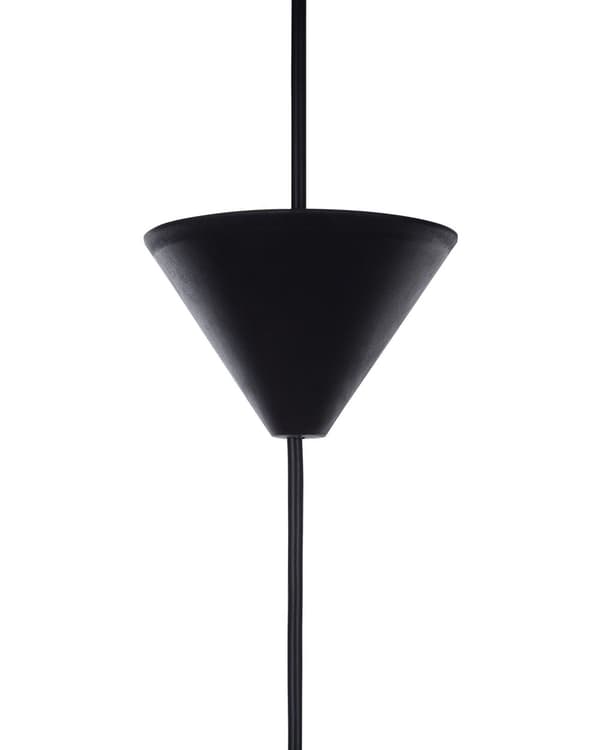 Pendel Sort og Guld Stof Klokke Form Moderne Stil