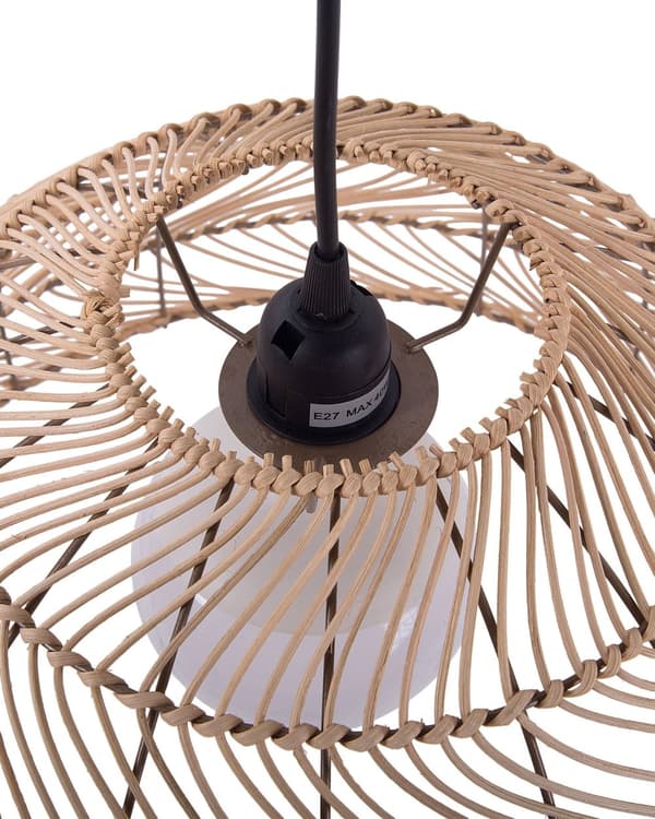 Pendel Flet rattan Klokkeform Hængende lys