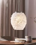 Miniatyrbillede 2 af 9: Loftslampe Sølv Krystal 110 cm Pendel Ambient Light