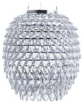 Miniatyrbillede 1 af 9: Loftslampe Sølv Krystal 110 cm Pendel Ambient Light