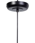 Miniatyrbillede 6 af 8: Pendel Lampe Sort Metal ø 40 x 128 cm Dekorativ Hængelampe Kegle Lampeskærm Åben Struktur Industrielt Design Spisebordslampe til Køkken