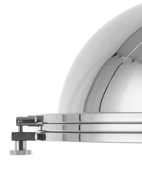 Pendel Lampe Sølv og Glas Metal ø 38 x 94 cm Dekorativ Hængelampe Industriel Armatur stil Spisebordslampe til Køkkenet Stue Design Tilbehør
