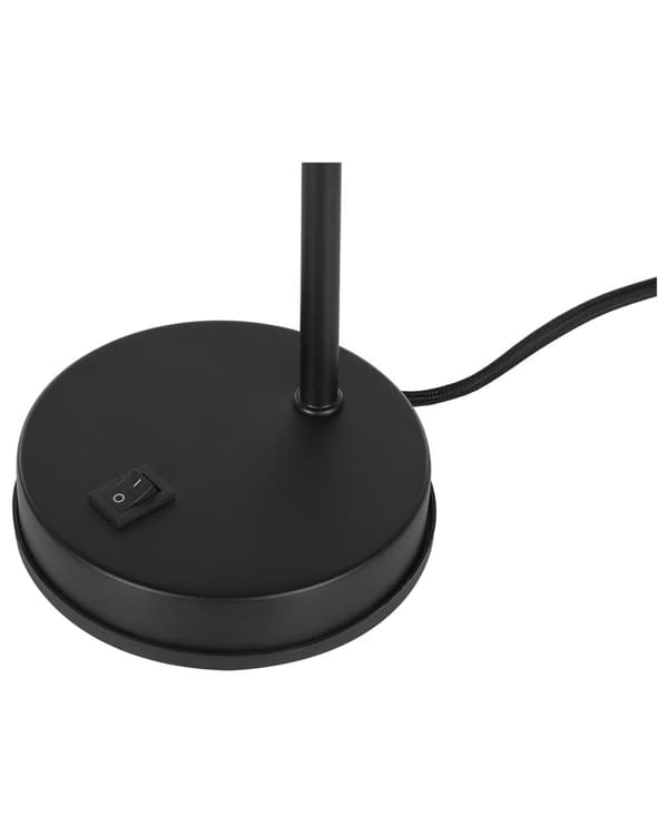 Skrivebordslampe Sort Metal 48 cm Spotlight Skærm Justerbar Industriel Hjemmekontor