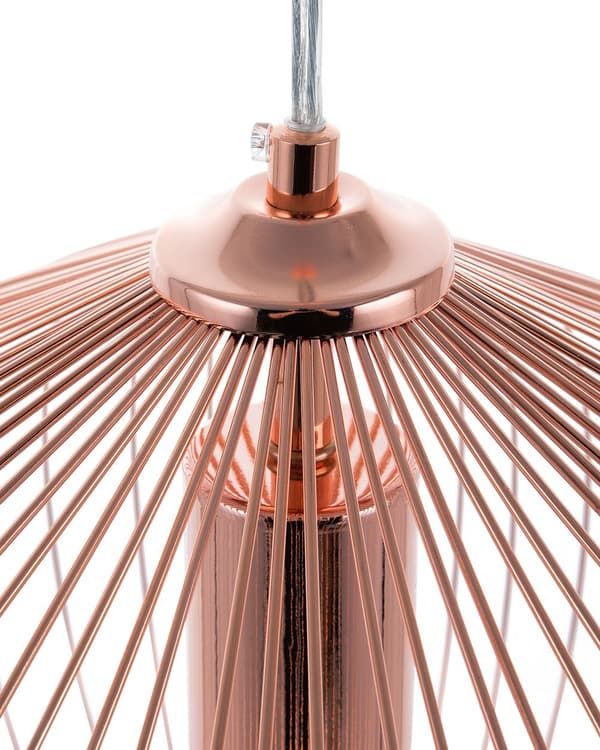 Loftlampe Kobber Metal Skærm Industrielt Design