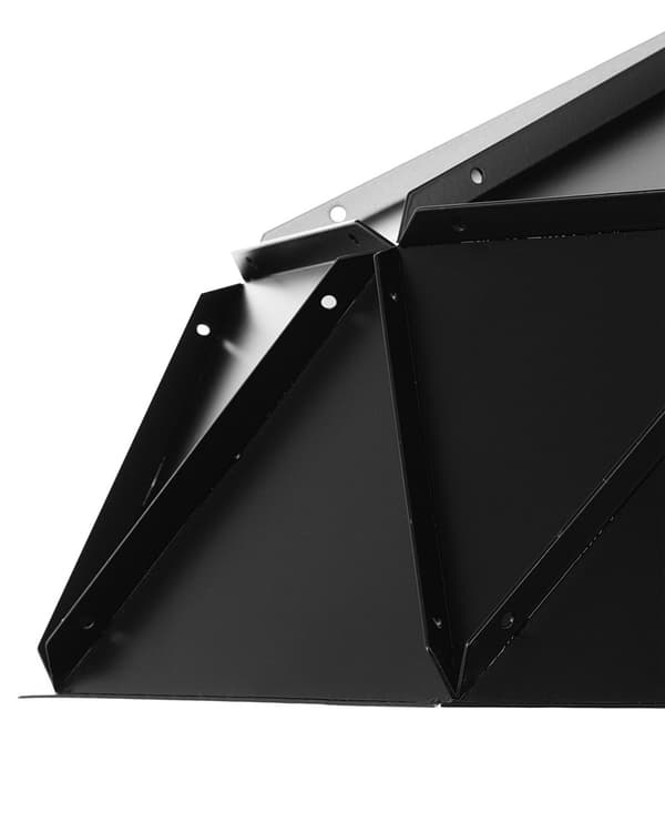 Pendel Sort Metal Geometrisk Form 1 Lys Moderne Design