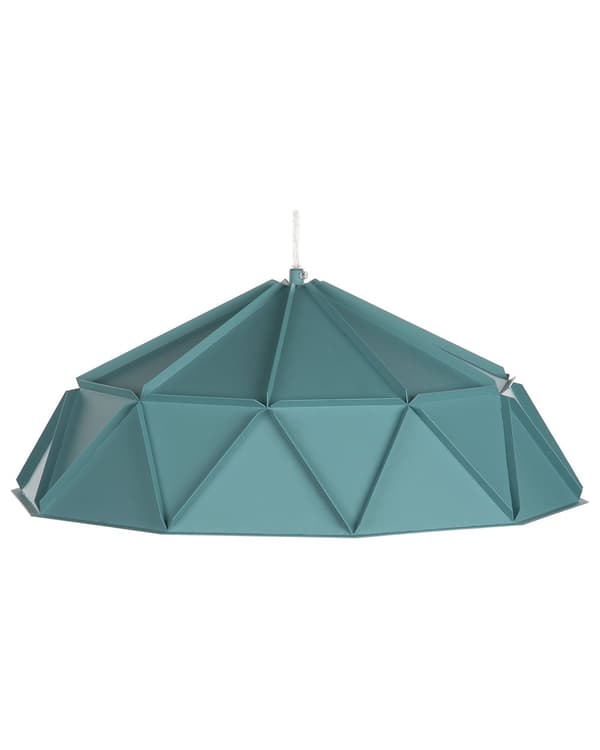 Pendel Blå Metal Geometrisk Form 1 Lys Moderne