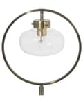Miniatyrbillede 6 af 10: Gulvlampe Guld Metal 165 cm Rund Åben Geometrisk Skærm