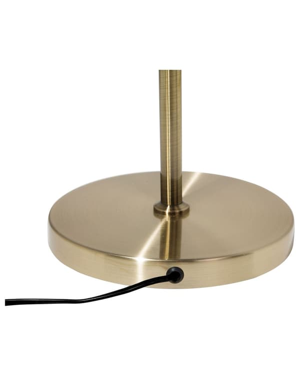 Gulvlampe Guld Metal 165 cm Rund Åben Geometrisk Skærm