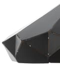 Miniatyrbillede 6 af 8: Loftlampe Sort Metal 112 cm med en Gennembrudt Geometrisk Lampeskærm