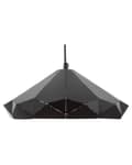 Miniatyrbillede 1 af 8: Loftlampe Sort Metal 112 cm med en Gennembrudt Geometrisk Lampeskærm
