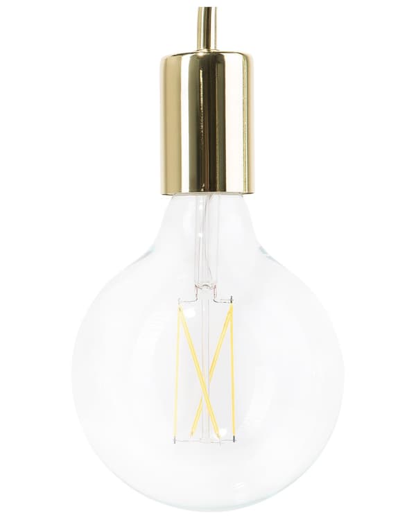 Bordlampe Guld Industrial Minimalist Uden Lampeskærm