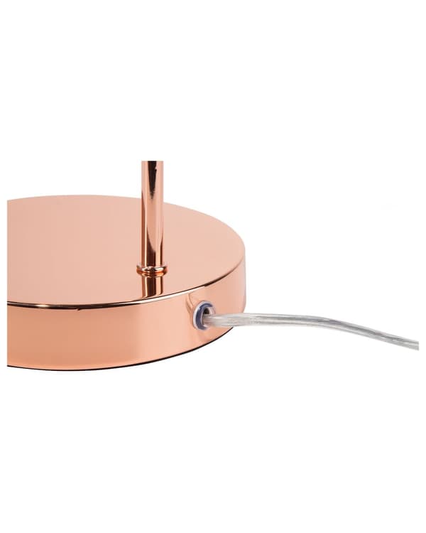 Bordlampe Kobber Industrial Minimalist Uden Lampeskærm