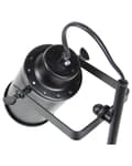 Miniatyrbillede 6 af 9: Bordlampe Sort Metal Grå Beton Sokkel 37 x 13 cm Lille Skrivebordslampe Cylindrisk Spotlys Justerbar Lampeskærm Belysning Kontor Design